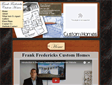 Tablet Screenshot of frankfrederickshomes.com